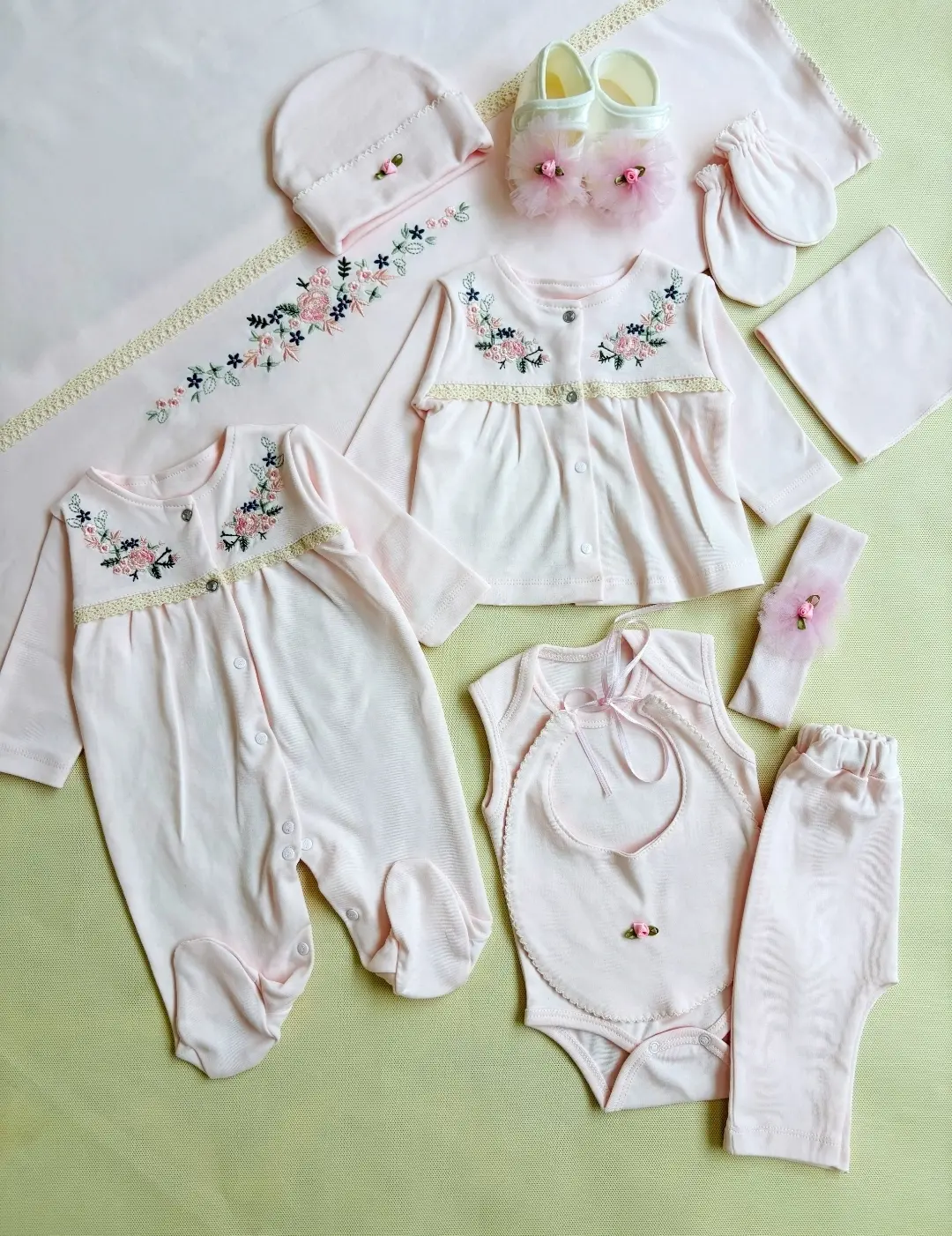 ست نوزادی دخترانه برند eda baby