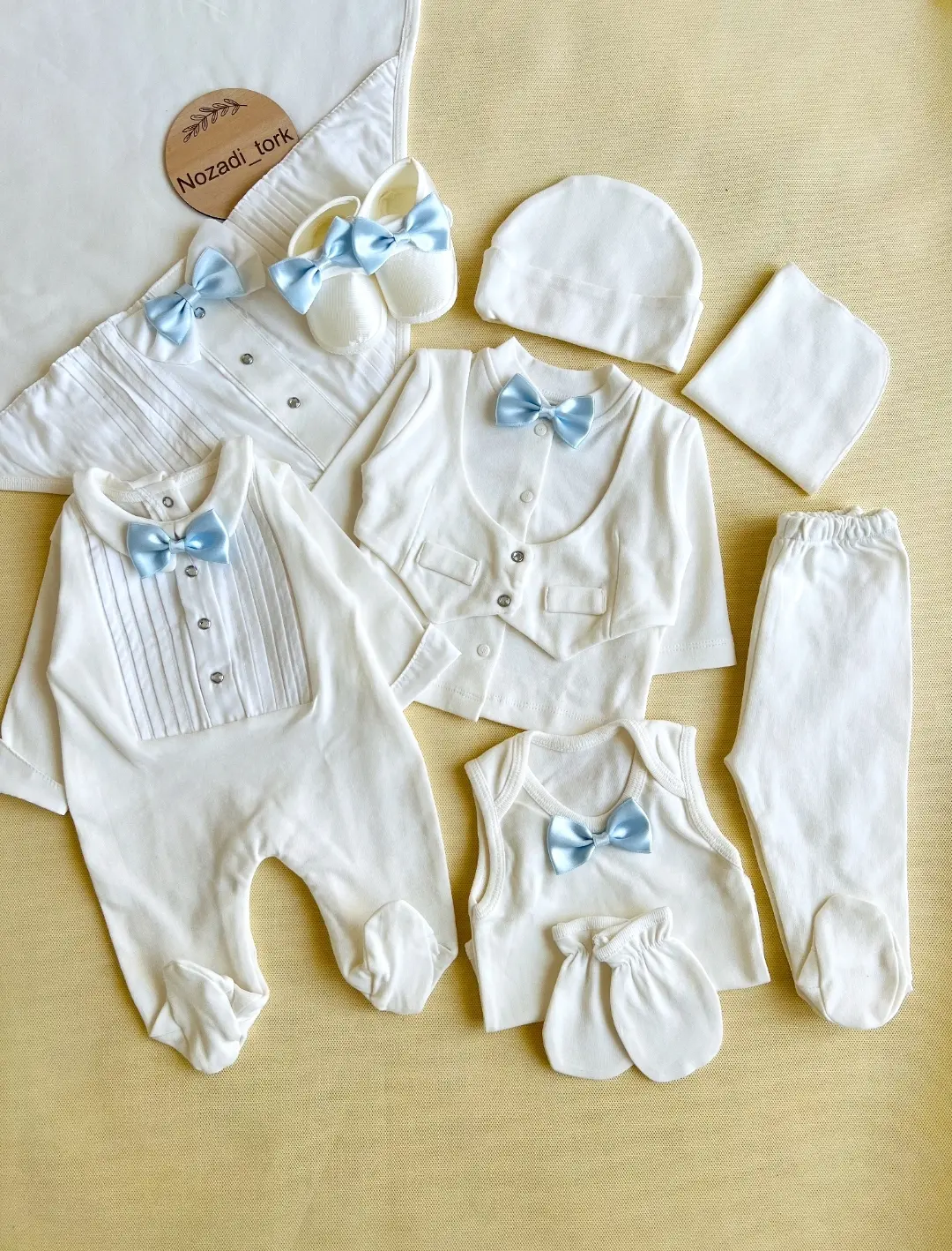 ست بیمارستانی پسرانه ترک برند eda baby