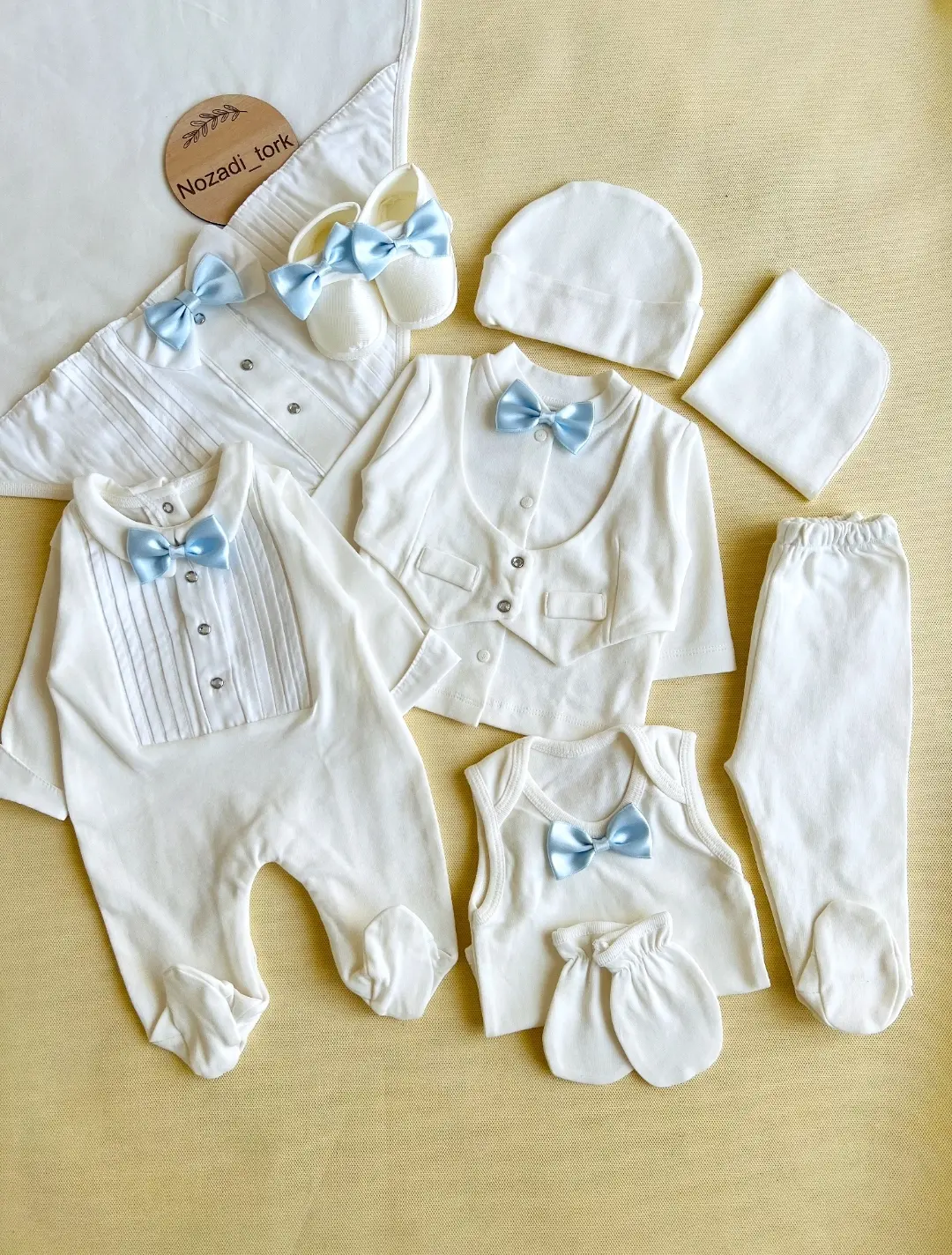 ست بیمارستانی پسرانه ترک برند eda baby
