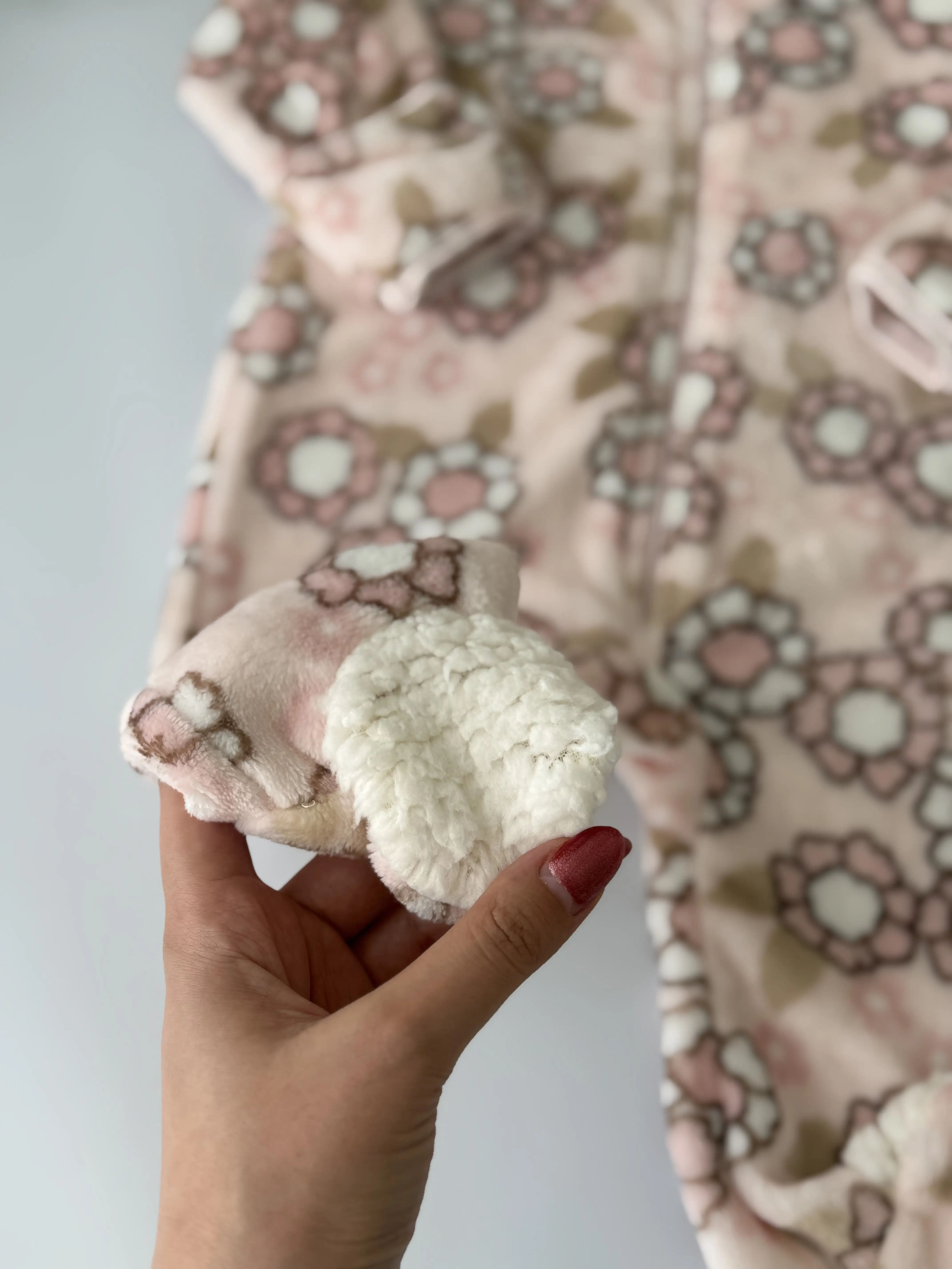سرهمی زمستانه دخترانه بنگلادشی سایز 0-3 و 3-6 و 6-9 ماه
